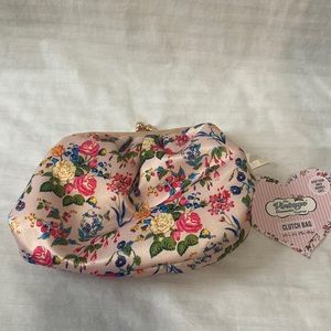 Pink floral Cometic  Bag